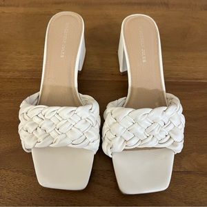 Sincerely Jules Braided Block Heels